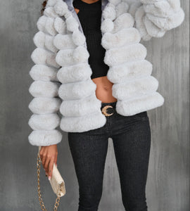 Elegant European And American Imitation Fur Coat Short