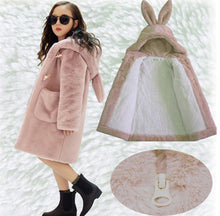 Cargar imagen en el visor de la galería, Thickened Faux Fur Coat For Big Kids