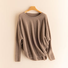 Charger l&#39;image dans la galerie, Cashmere Round Neck Shawl Bottoming Shirt Blouse