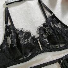 Load image into Gallery viewer, Lace Diamond Underwear Five-piece Set