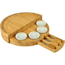 Laden Sie das Bild in den Galerie-Viewer, Bamboo Foldable Cheese Board for your kitchen