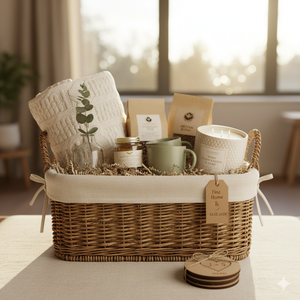 The "First Home &amp; Hearth"  Gift Basket
