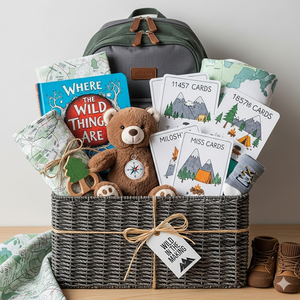Kids "Adventure Awaits" Gift basket