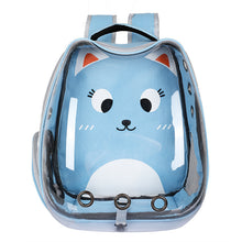 Laden Sie das Bild in den Galerie-Viewer, Cat Bag Transparent Outgoing  holding Cat