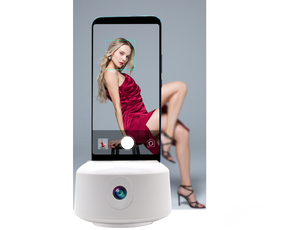 360 degree rotating mobile stand gimbal face detection home