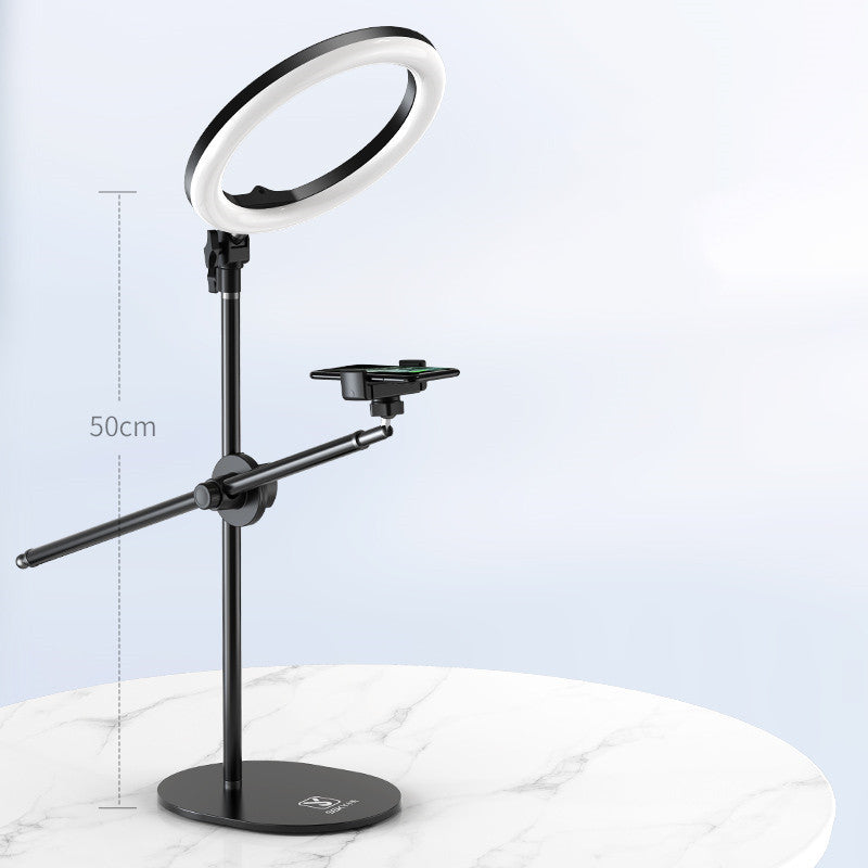 Desktop mobile phone overhead stand