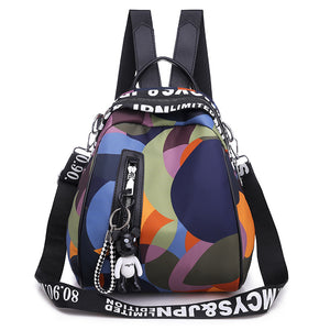 Casual Fashion Printing Multi-function Travel Outing Backpack