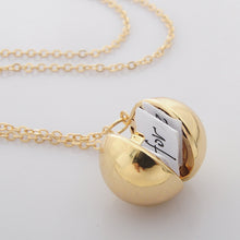 Charger l&#39;image dans la galerie, New phase secret information ball small box necklace - FUCHEETAH