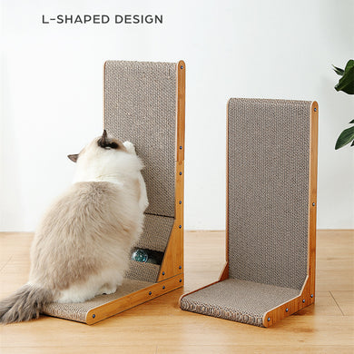 Pet Cat L-type Vertical Cat Scratch Board Scratch-resistant Wear-resistant