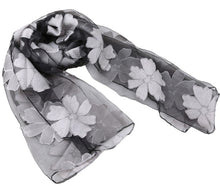 Charger l&#39;image dans la galerie, New Spring Summer Scarf Leaf Cut Flowers Scarves  Cover Up For Women Shawls - FUCHEETAH