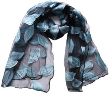 Charger l&#39;image dans la galerie, New Spring Summer Scarf Leaf Cut Flowers Scarves  Cover Up For Women Shawls - FUCHEETAH