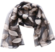 Charger l&#39;image dans la galerie, New Spring Summer Scarf Leaf Cut Flowers Scarves  Cover Up For Women Shawls - FUCHEETAH