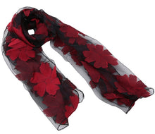 Charger l&#39;image dans la galerie, New Spring Summer Scarf Leaf Cut Flowers Scarves  Cover Up For Women Shawls - FUCHEETAH