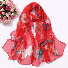 Cargar imagen en el visor de la galería, Summer Lotus Sunscreen Women&#39;s Silk Scarf - FUCHEETAH