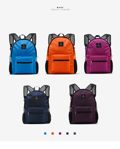 New 5 Colors Women Men Folding Backpack Waterproof Nylon - FUCHEETAH