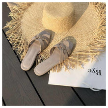 Cargar imagen en el visor de la galería, Women Brand Slippers Summer Slides Open Toe Flat Casual Shoes Leisure Sandal - FUCHEETAH