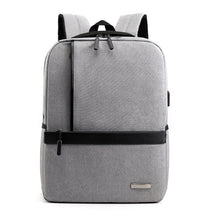 Cargar imagen en el visor de la galería, Litthing Slim Laptop Backpack Men Work Unisex Black Ultralight - FUCHEETAH