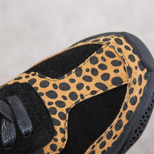 Charger l&#39;image dans la galerie, Platform Sneakers Women Genuine Leather  Leopard Plush - FUCHEETAH