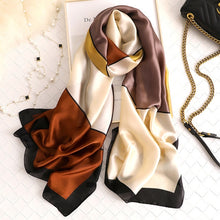 Cargar imagen en el visor de la galería, Luxury brand hijab summer women scarves soft long print silk scarves lady shawl - FUCHEETAH