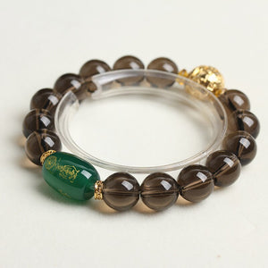 The five Elements Beads Bangles & Bracelets  Energy Couple Bracelet for Women or Men - FUCHEETAH