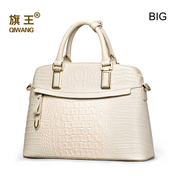 Crocodile Leather Women Small Handbags Luxury Designer 100% Genuine Leather - FUCHEETAH