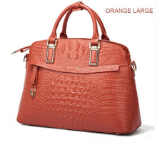 Charger l&#39;image dans la galerie, Crocodile Leather Women Small Handbags Luxury Designer 100% Genuine Leather - FUCHEETAH