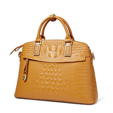 Charger l&#39;image dans la galerie, Crocodile Leather Women Small Handbags Luxury Designer 100% Genuine Leather - FUCHEETAH