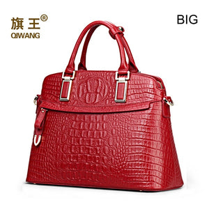 Crocodile Leather Women Small Handbags Luxury Designer 100% Genuine Leather - FUCHEETAH