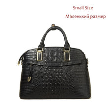 Charger l&#39;image dans la galerie, Crocodile Leather Women Small Handbags Luxury Designer 100% Genuine Leather - FUCHEETAH