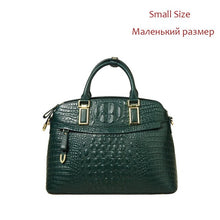 Charger l&#39;image dans la galerie, Crocodile Leather Women Small Handbags Luxury Designer 100% Genuine Leather - FUCHEETAH