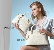 Charger l&#39;image dans la galerie, Crocodile Leather Women Small Handbags Luxury Designer 100% Genuine Leather - FUCHEETAH