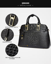 Charger l&#39;image dans la galerie, Crocodile Leather Women Small Handbags Luxury Designer 100% Genuine Leather - FUCHEETAH