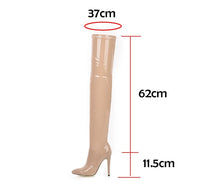 Charger l&#39;image dans la galerie, High Heels Over The Knee Boots Women Stretch Thigh High Boots - FUCHEETAH