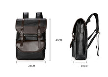 Cargar imagen en el visor de la galería, Men Backpack Leather large laptop different colors - FUCHEETAH