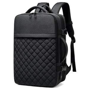 Men's Backpack Multi-layer 15.6 inch Laptop Bag USB Charging Port - FUCHEETAH