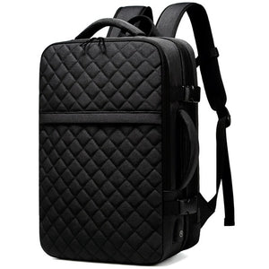 Men's Backpack Multi-layer 15.6 inch Laptop Bag USB Charging Port - FUCHEETAH