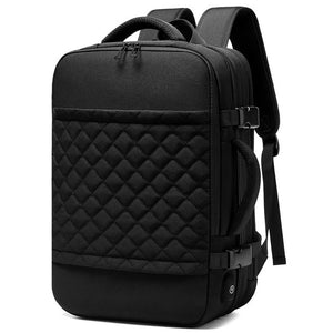 Men's Backpack Multi-layer 15.6 inch Laptop Bag USB Charging Port - FUCHEETAH