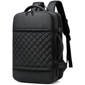 Men's Backpack Multi-layer 15.6 inch Laptop Bag USB Charging Port - FUCHEETAH