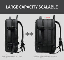 Charger l&#39;image dans la galerie, Men&#39;s Backpack Multi-layer 15.6 inch Laptop Bag USB Charging Port - FUCHEETAH