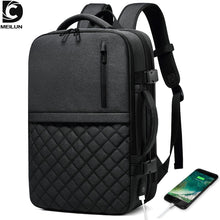 Charger l&#39;image dans la galerie, Men&#39;s Backpack Multi-layer 15.6 inch Laptop Bag USB Charging Port - FUCHEETAH