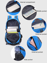 Cargar imagen en el visor de la galería, New Unisex Nylon Travel Backpack Large Capacity Camping 15-inch Laptop Backpack Outdoor Hiking Bag - FUCHEETAH