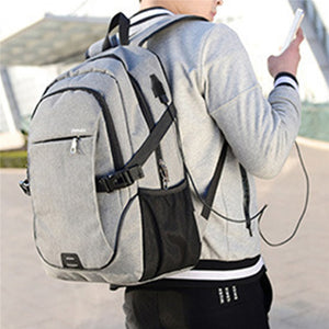 Anti Theft Usb Backpack   Business Large Capacity Backpack Men & Women - FUCHEETAH