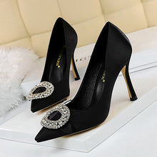 Charger l&#39;image dans la galerie, Rhinestone High Heels Women Pumps  Shoes Pointed Toe - FUCHEETAH