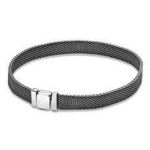 Charger l&#39;image dans la galerie, Authent 925 Sterling Silver Bracelet Reflexions Mesh Bracelet For Women Luxury - FUCHEETAH