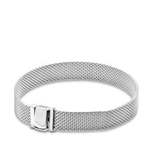 Charger l&#39;image dans la galerie, Authent 925 Sterling Silver Bracelet Reflexions Mesh Bracelet For Women Luxury - FUCHEETAH