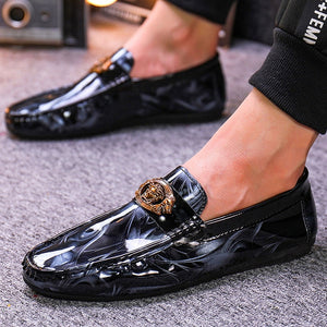 Explosive Leather Face Tiger  Wild Peas Shoes Wild Men's footwear - FUCHEETAH