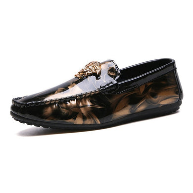 Explosive Leather Face Tiger  Wild Peas Shoes Wild Men's footwear - FUCHEETAH