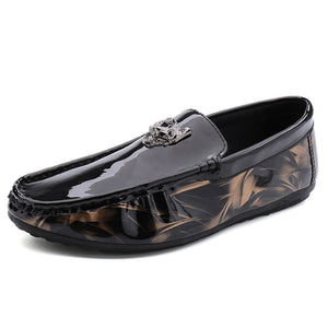 Explosive Leather Face Tiger  Wild Peas Shoes Wild Men's footwear - FUCHEETAH