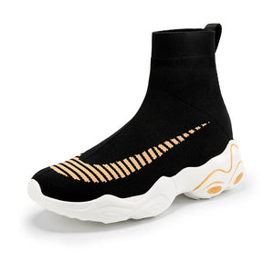 High Top Sneakers Women Elastic Socks Women Casual Shoes Unisex Trainers - FUCHEETAH