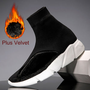 High Top Sneakers Women Elastic Socks Women Casual Shoes Unisex Trainers - FUCHEETAH